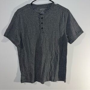 Apt. 9 Size LG Short Sleeve Henley Tee
